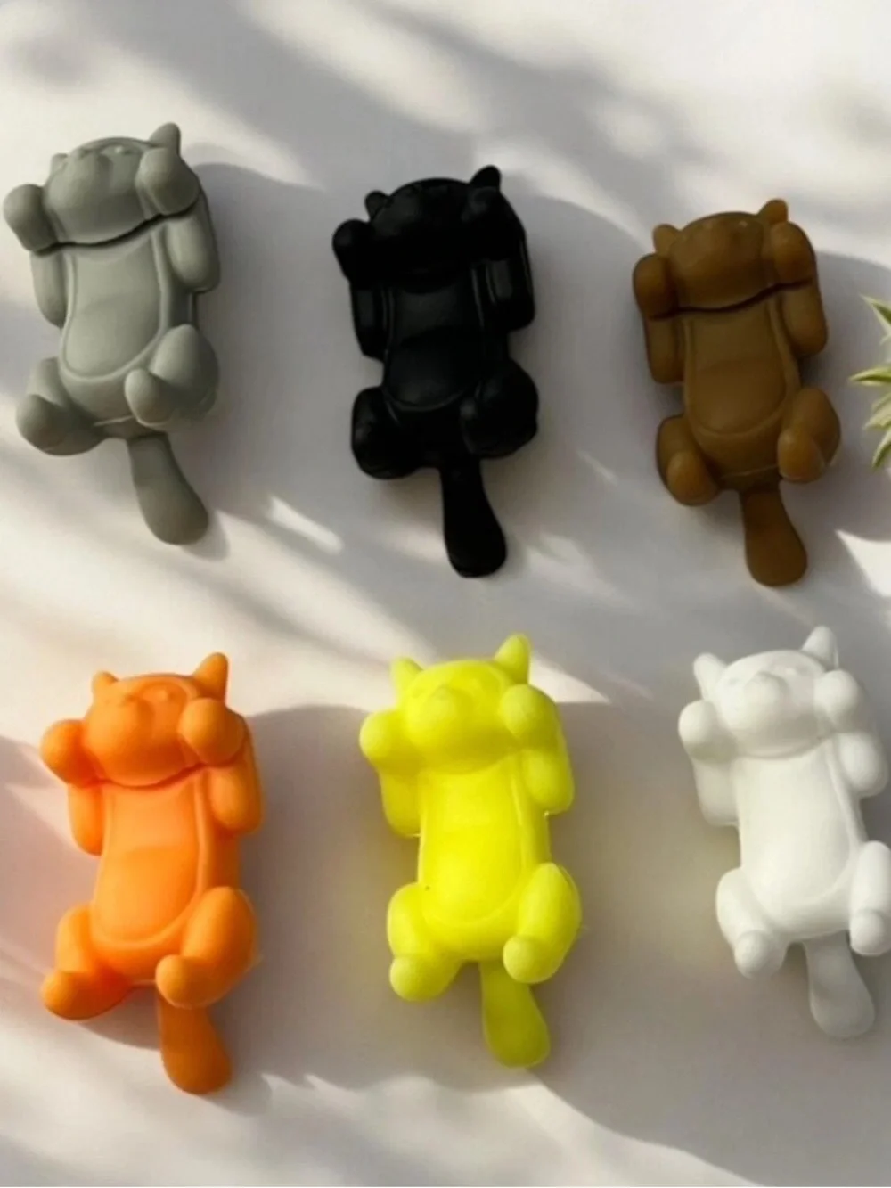 Colorful Cat Wine Glass Markers - Multi-Color Set of 5